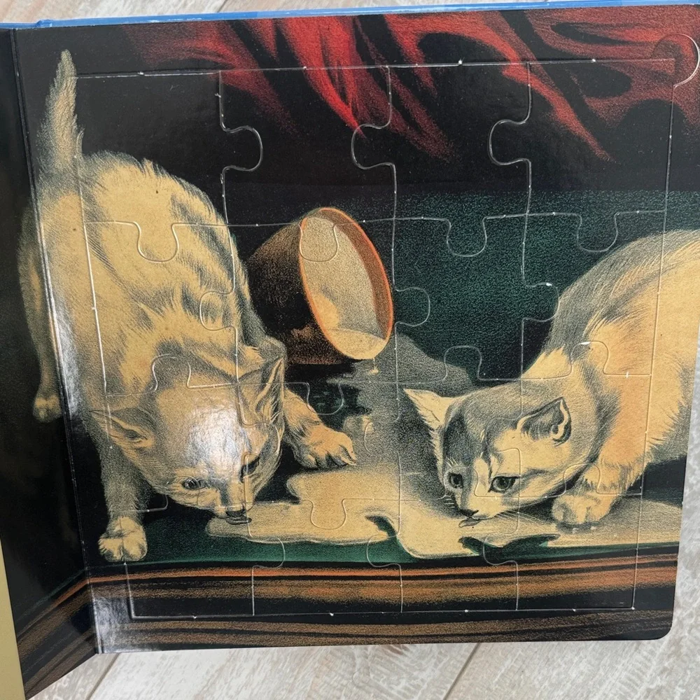 The Metropolitan Museum of Art Puzzling Cats Book: With Eight‎ 16-piece Puzzles